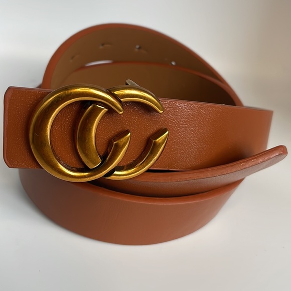 Beautiful Brown leather belt One size fits most - Picture 1 of 8